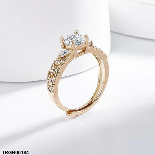 Silver-Plated Adjustable Fashion Ring for Women – TRSH00779