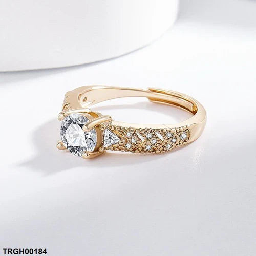 Silver-Plated Adjustable Fashion Ring for Women – TRSH00779
