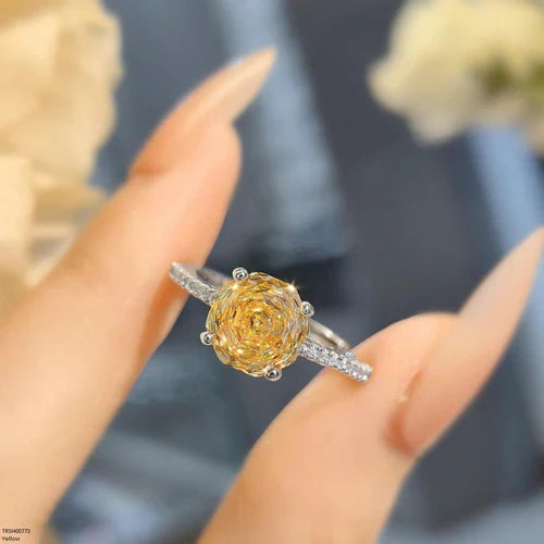 Silver-Plated Adjustable Round Ring for Women – TRSH00773