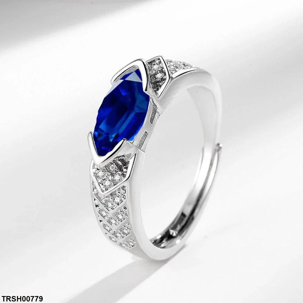 Silver-Plated Adjustable Fashion Ring for Women – TRSH00779